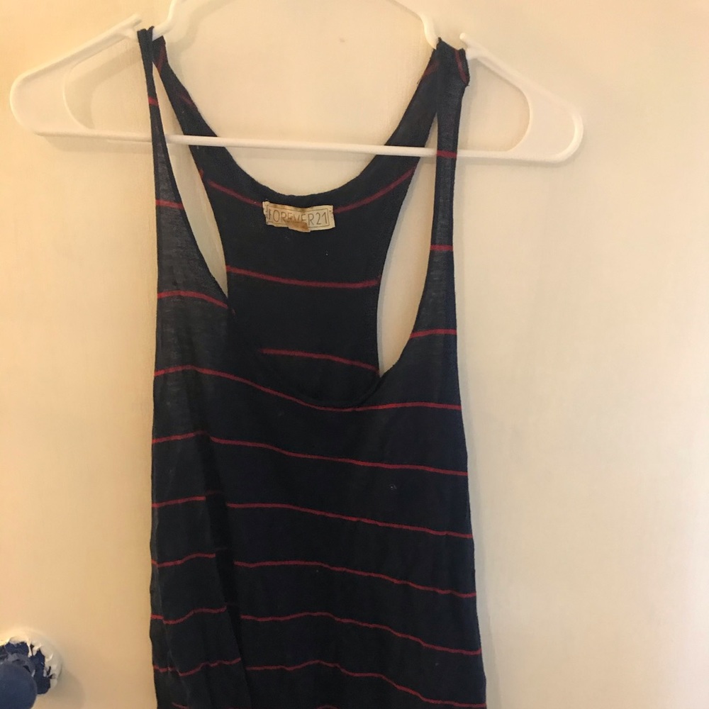 Stringing, striped tank top from Forever21